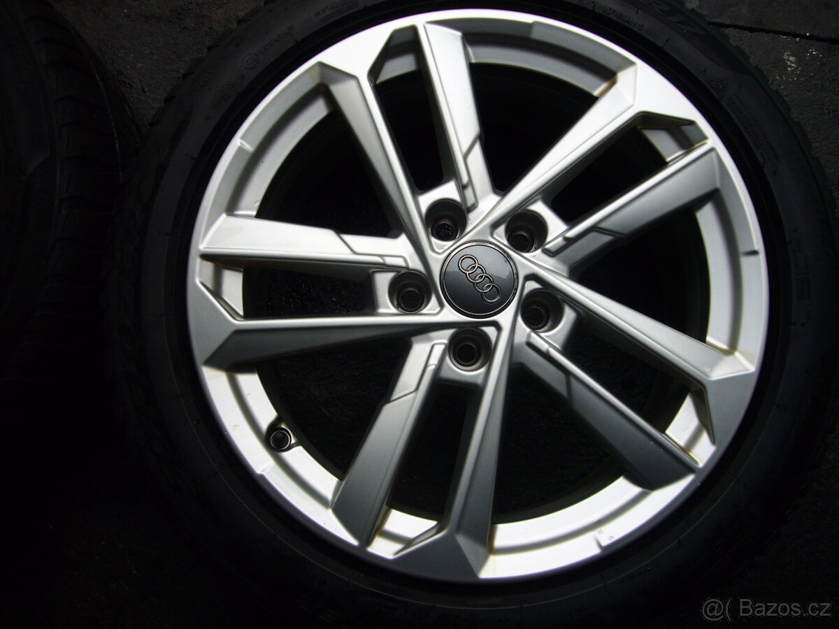 ZIMNÍ ALU KOLA AUDI-VW-ŠKODA-SEAT 17" 5x112 6,5" et-43, - 2