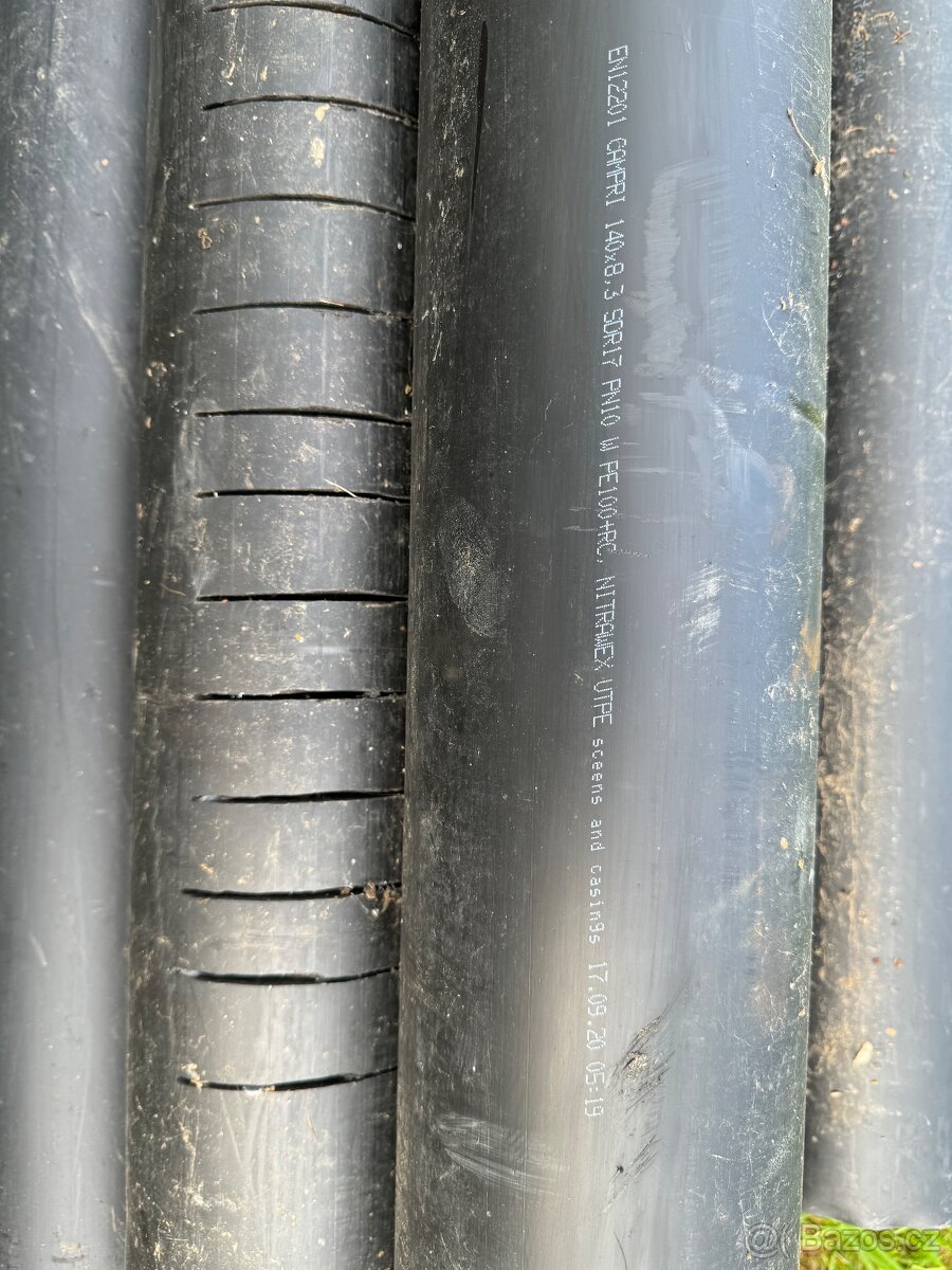 Studniční výstroj 140mm PE sestava 32m - 2