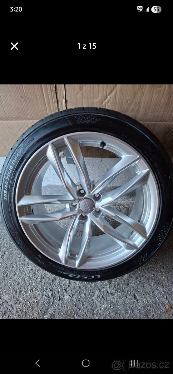 Alu kola R20 5x112 Originál Audi - 2