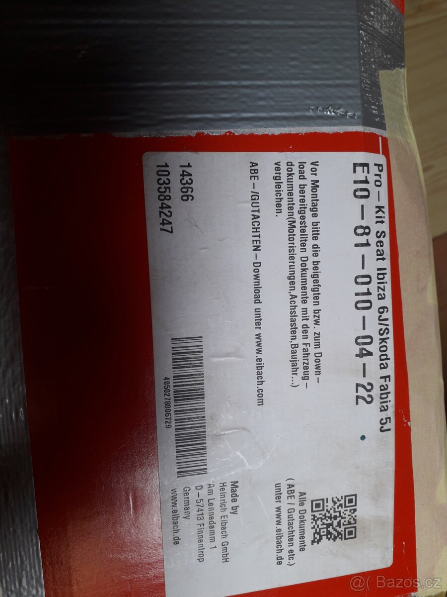 EIBACH SPORTOVNI PRUŽINY - 2