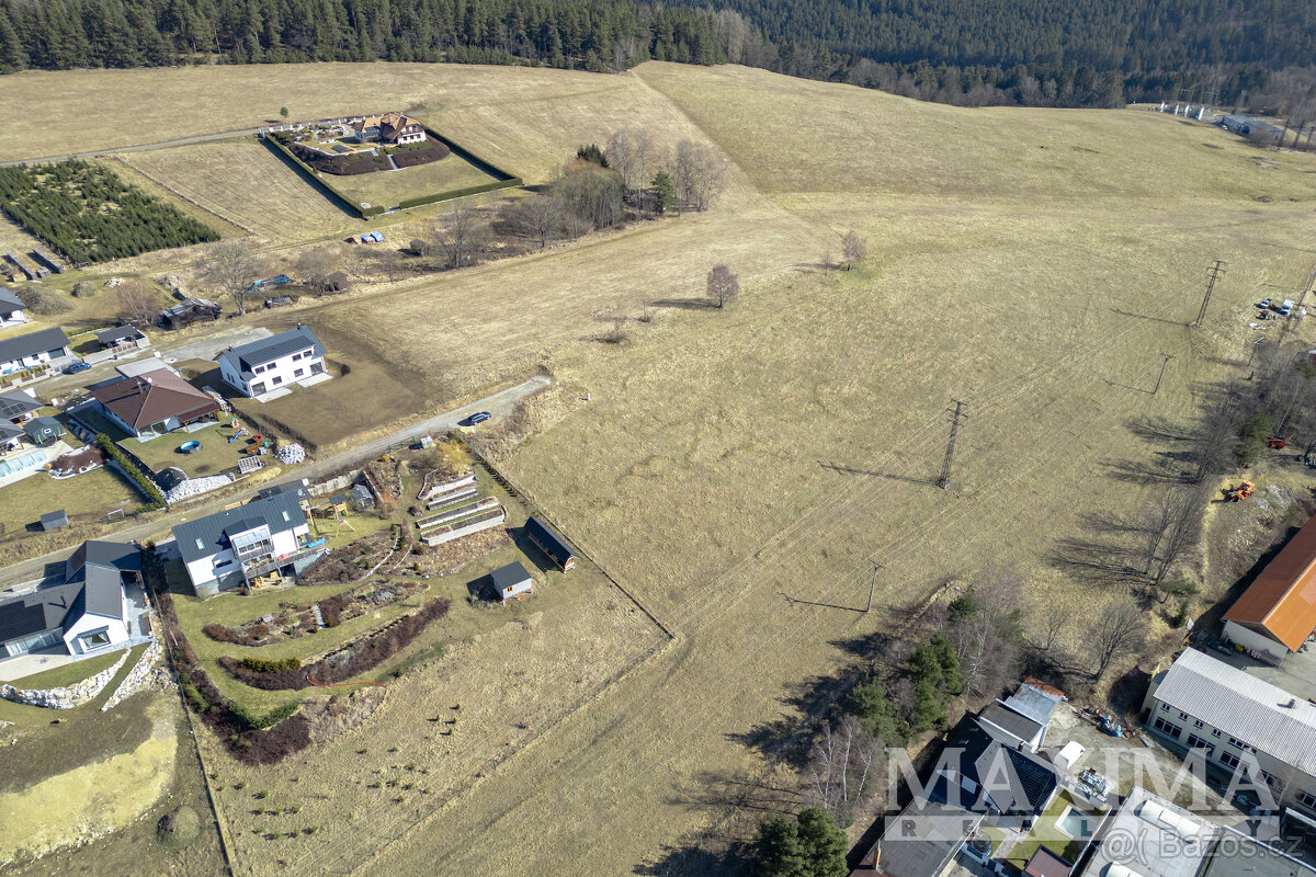 Pozemek o ploše 1287 m2 - Vimperk, - 2