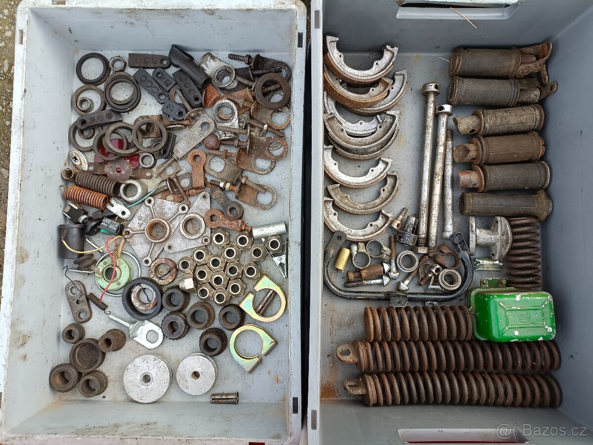 ND na motocykl jawa čz kývačku panelku fichtl aj. rukavice - 2