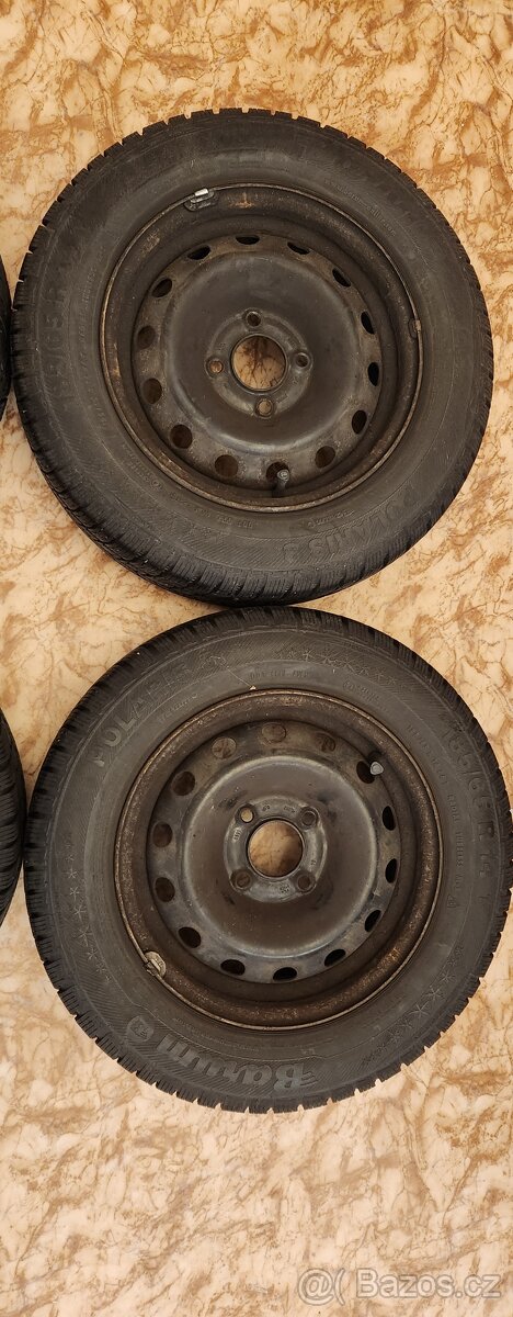 Komplet zimní plechová kola - 2
