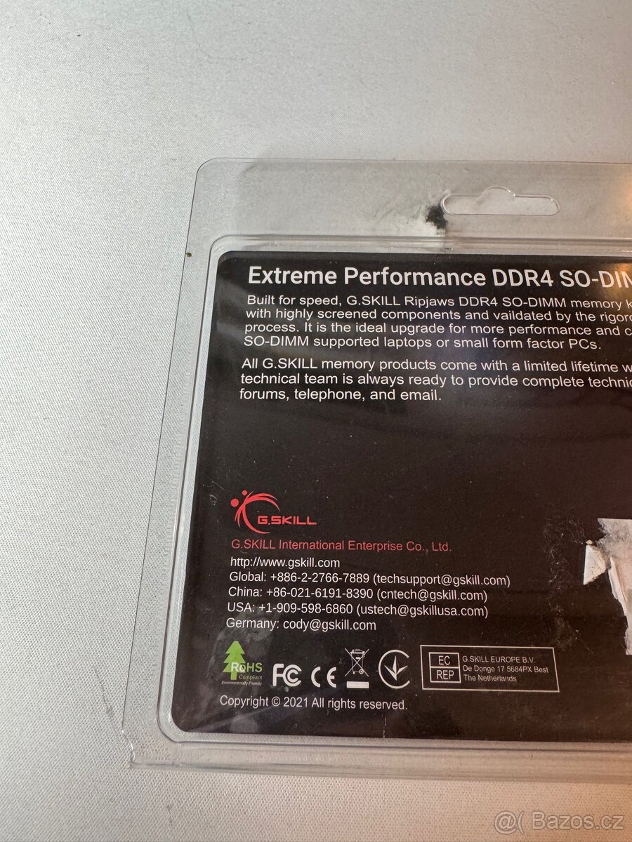 G.SKILL Ripjaws DDR4-3200 SO-DIMM (2× 32 GB) - 2