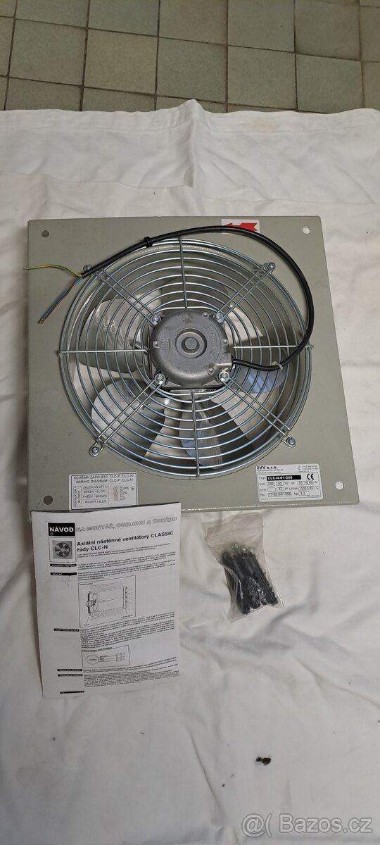 Axiální nástěnný ventilátor - 2