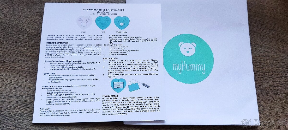 MY HUMMY Šumící medvídek Matt synek Basic - 2