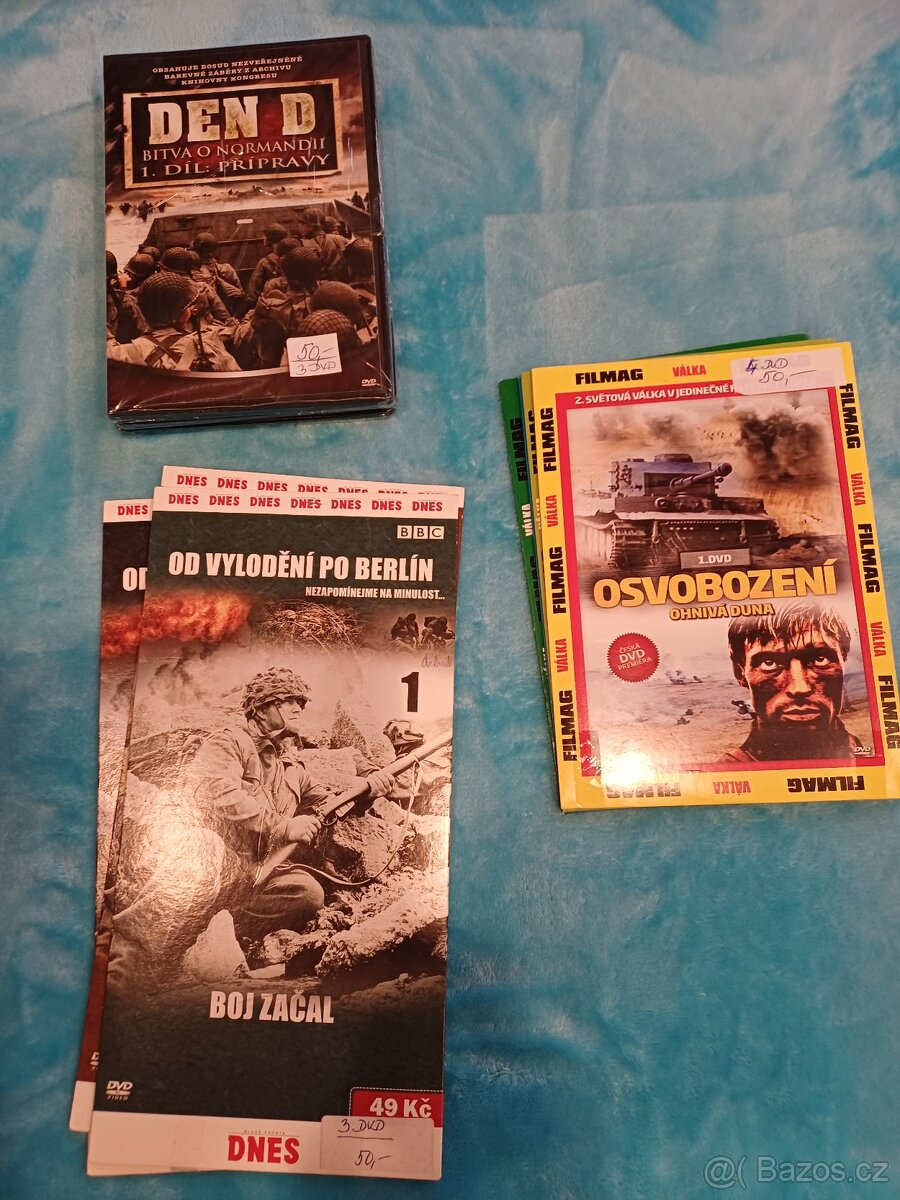 DVD s válečnou tématikou - 2