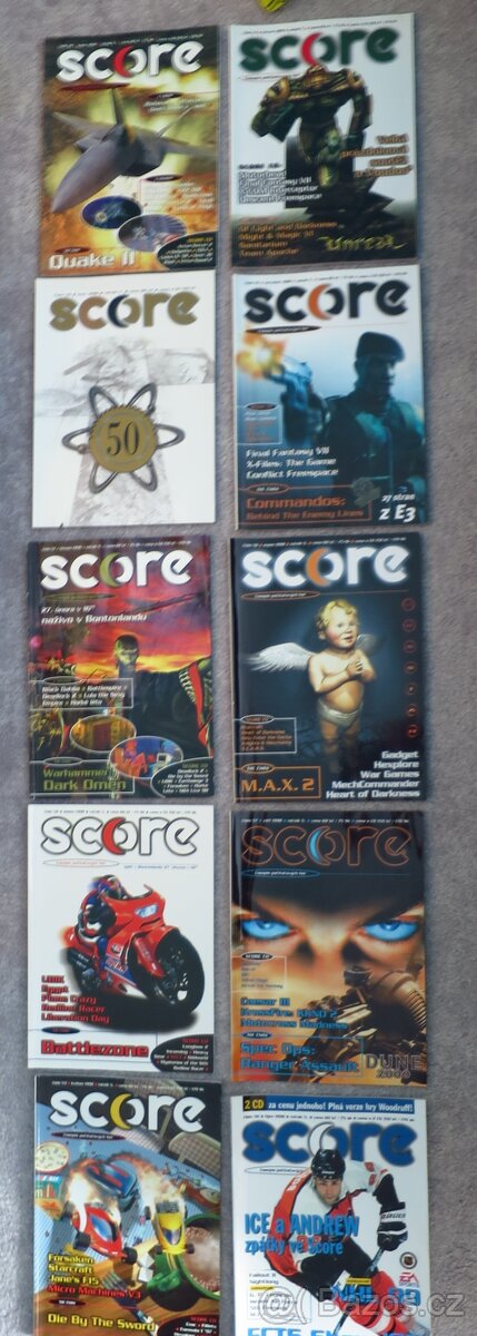 Časopisy Score 1997/1998 - 2