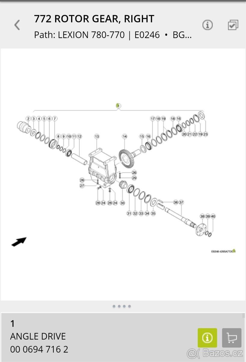 Claas rotorove prevodovky - 2