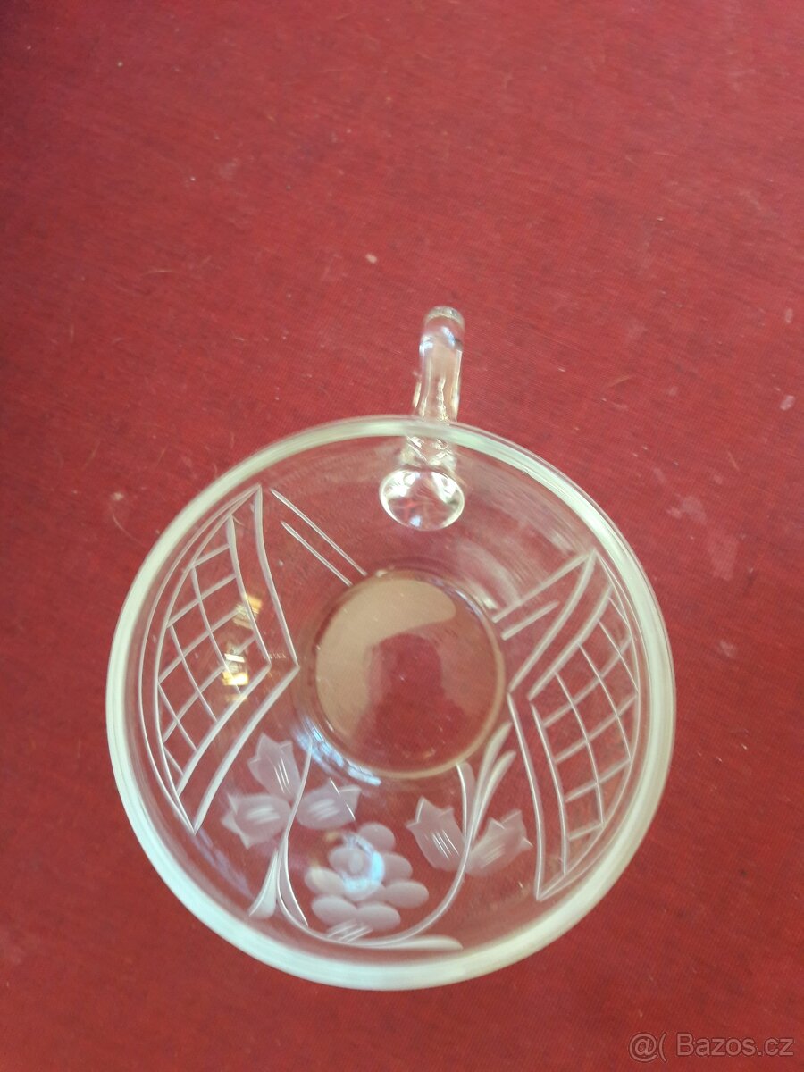 2 salky brousene sklo - 2