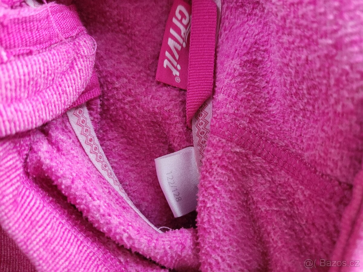 Fleesová mikina vel. 122/128 - 2