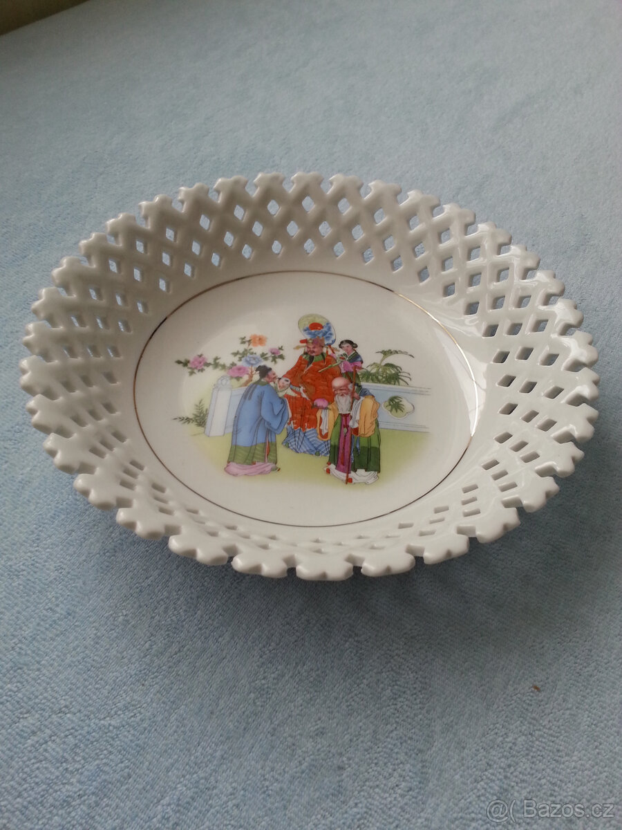 Talíř prolamovaný čínský - 2