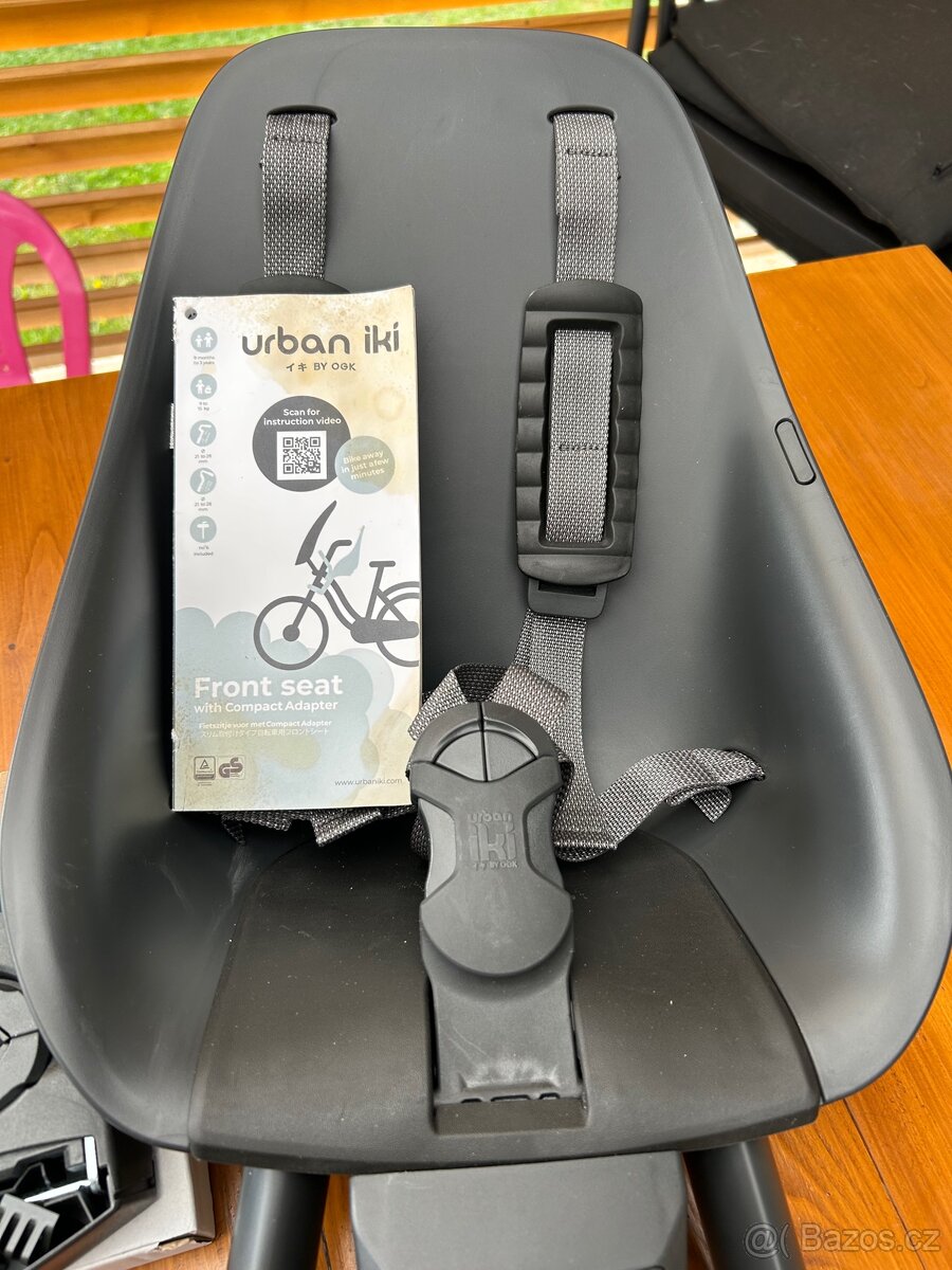 Dětská sedačka na kolo Urban Iki – NOVÁ + MTB adaptér - 2