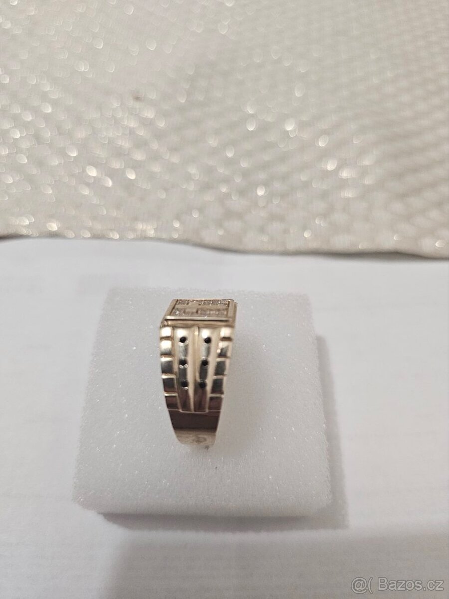 Zlatý panský prsten 585/1000 - 2