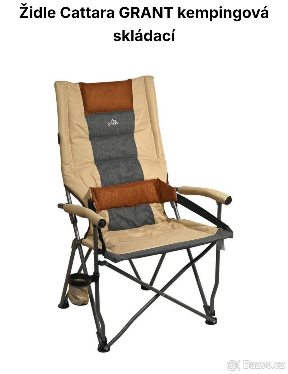 Židle Cattara GRANT kempingová skládací - 2