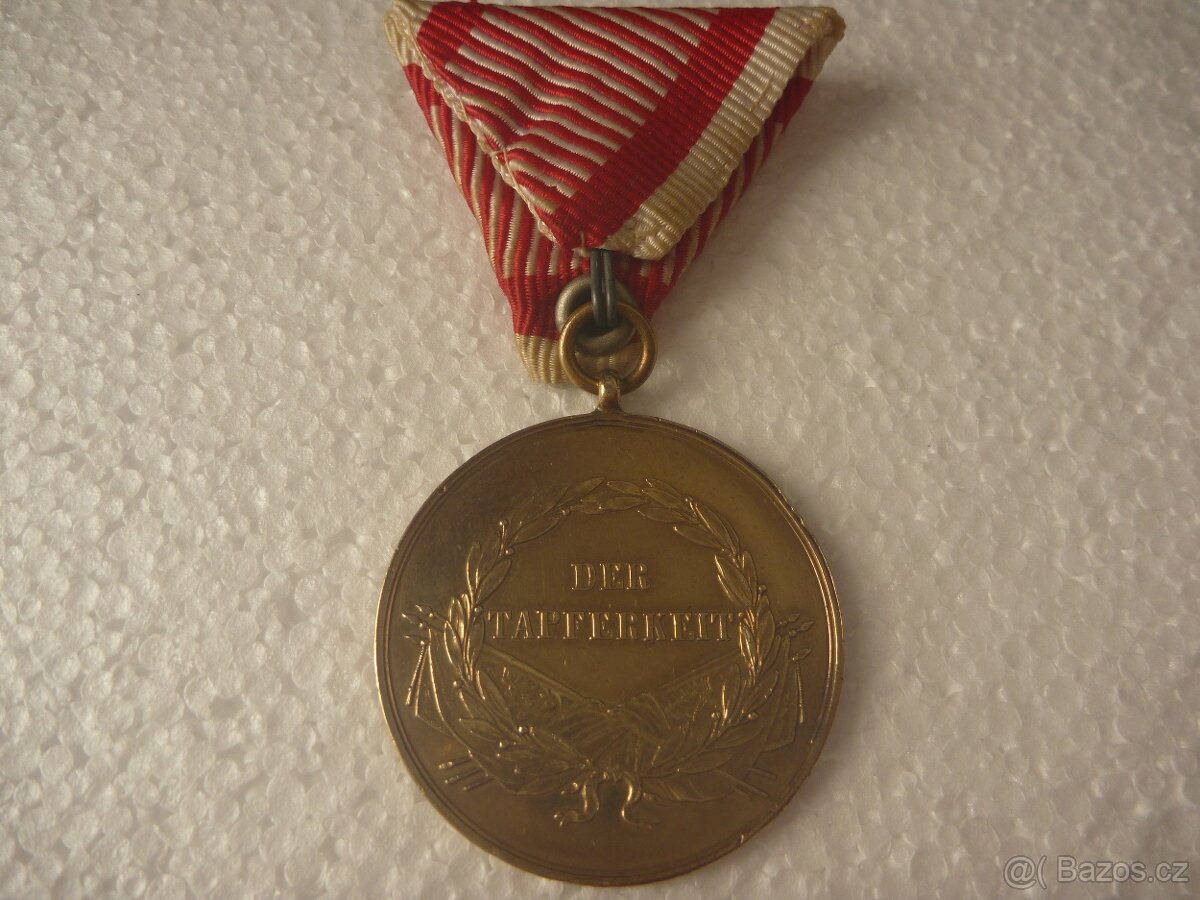 RU velká zlatá medaile statečnost Tapferkeit FJI 1914 WW - 2