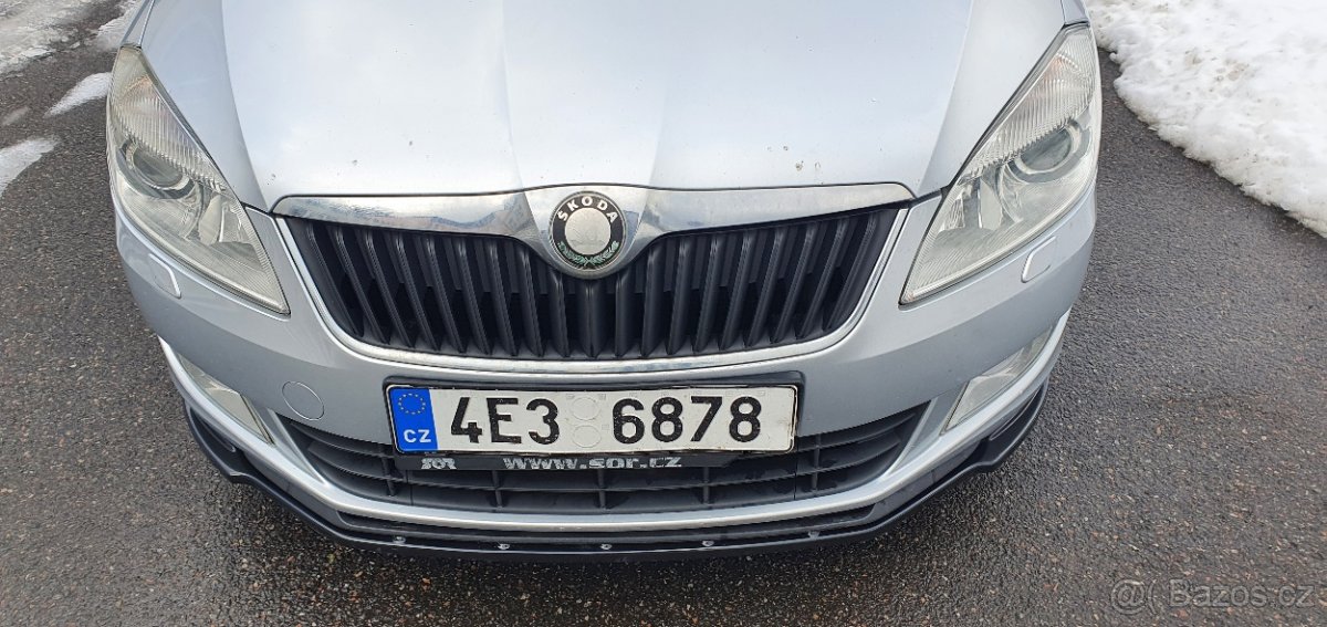 Podspoiler škoda Fabia 2 facelift - 2