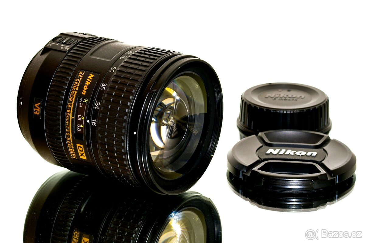 Nikon AF-S 16-85mm f/3,5-5,6 VR +UV filtr TOP STAV - 2