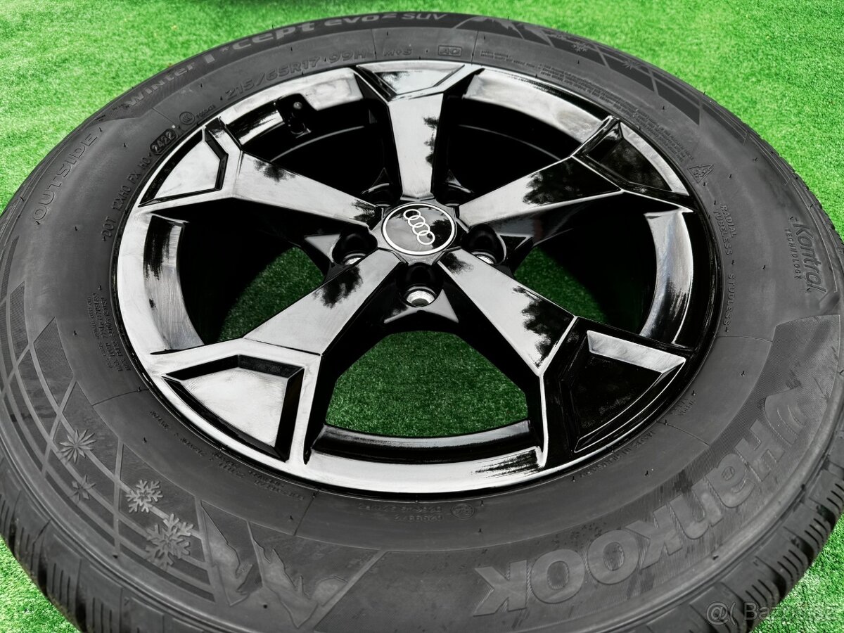 Originál alu kola Audi Q3 5x112 R17 zima zánovní - 2