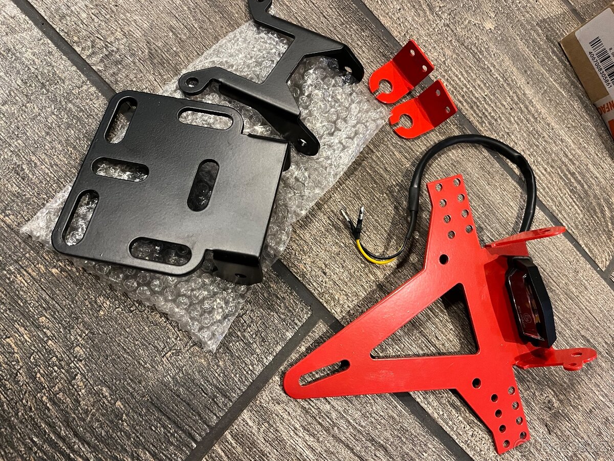 Nový držák nosič SPZ moto - 2