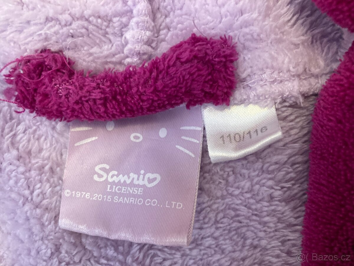 Župan pro holčičku zn. Hello Kitty vel. 110/116 - 2