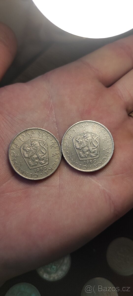 5 korun 1980 - 2