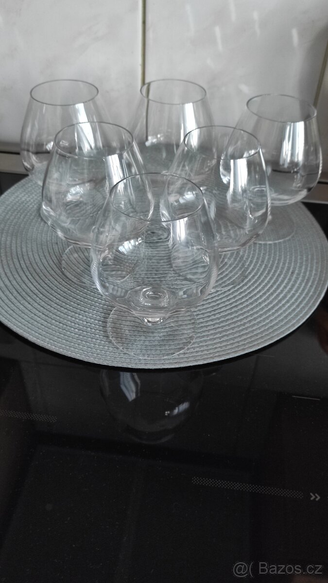 Skleničky na koňak 6 ks - 2