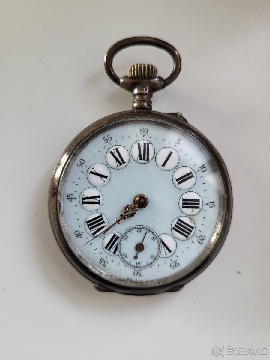 Stříbrné kapesní hodínky - 2