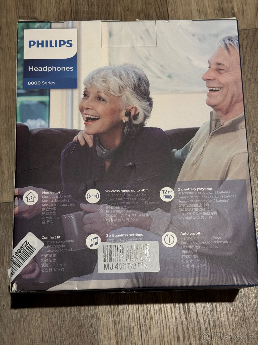 Philips TAE8005 černá bezdrátová sluchátka - NOVÁ PC 4900.- - 2