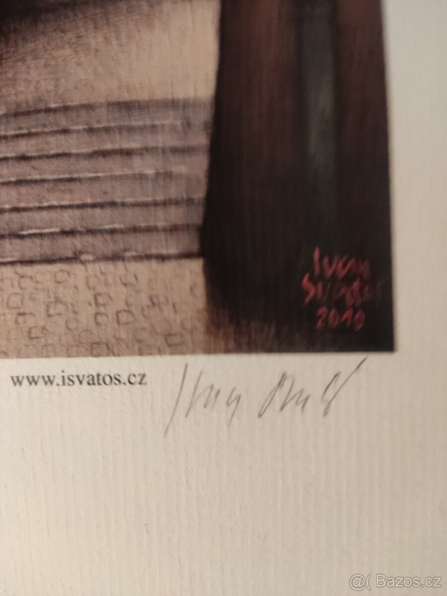 Ivan Svatoš litografie - 2