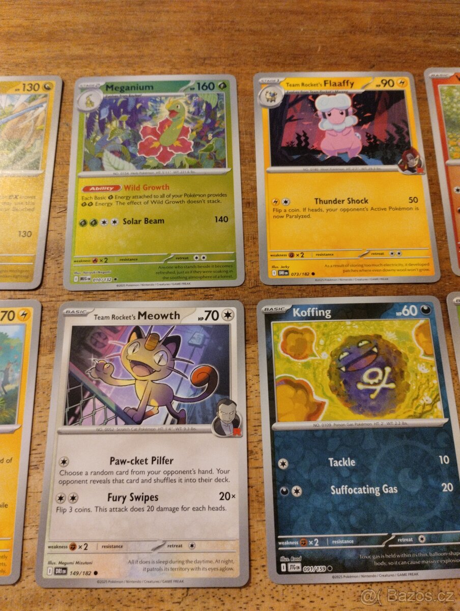 Pokémon karty-Originál. - 2