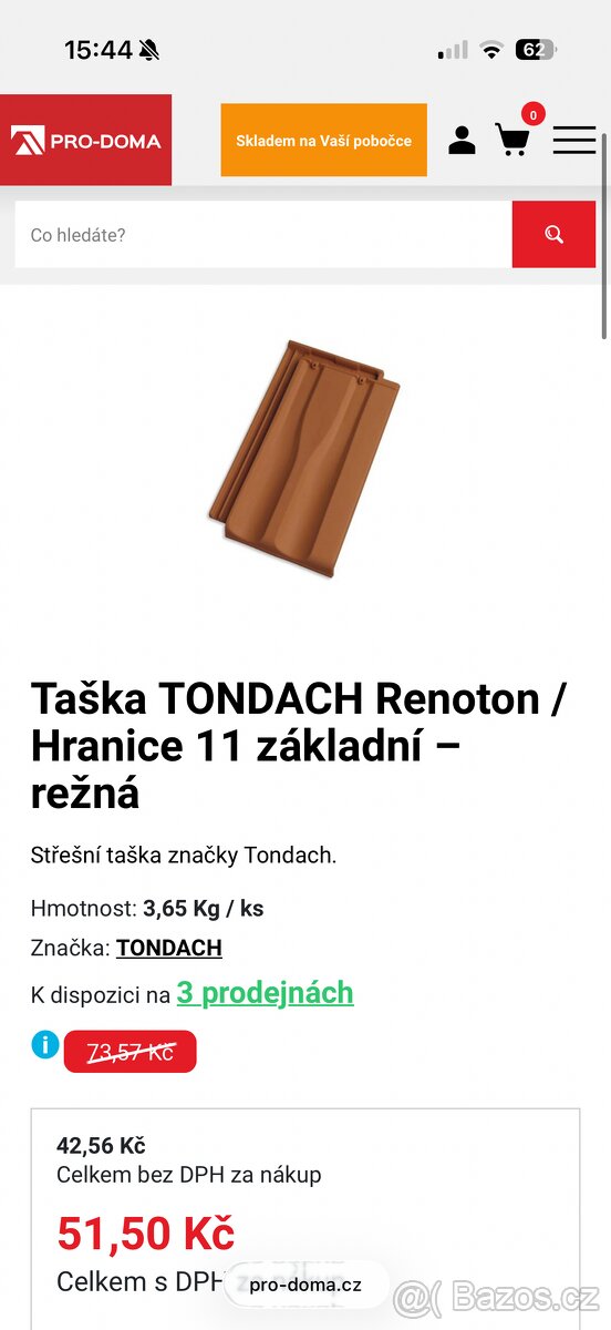 Střešní taška Tondach Hranice - 2