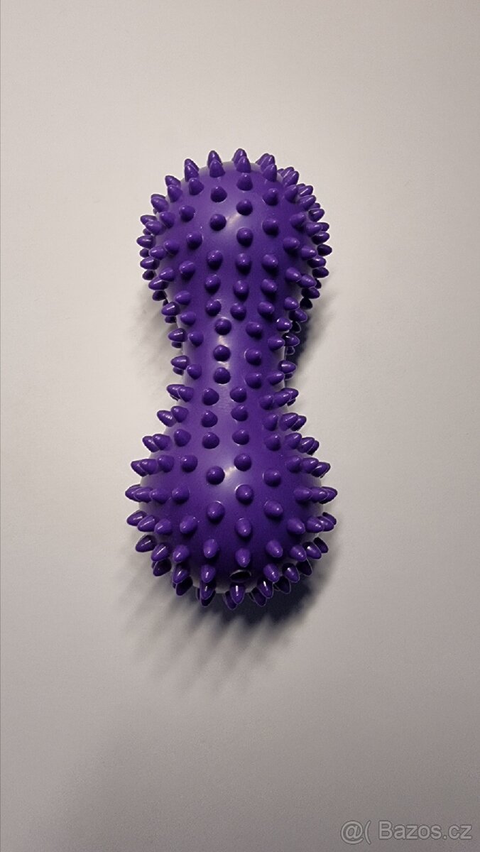 Dvojitý masážní míček ježek - 2