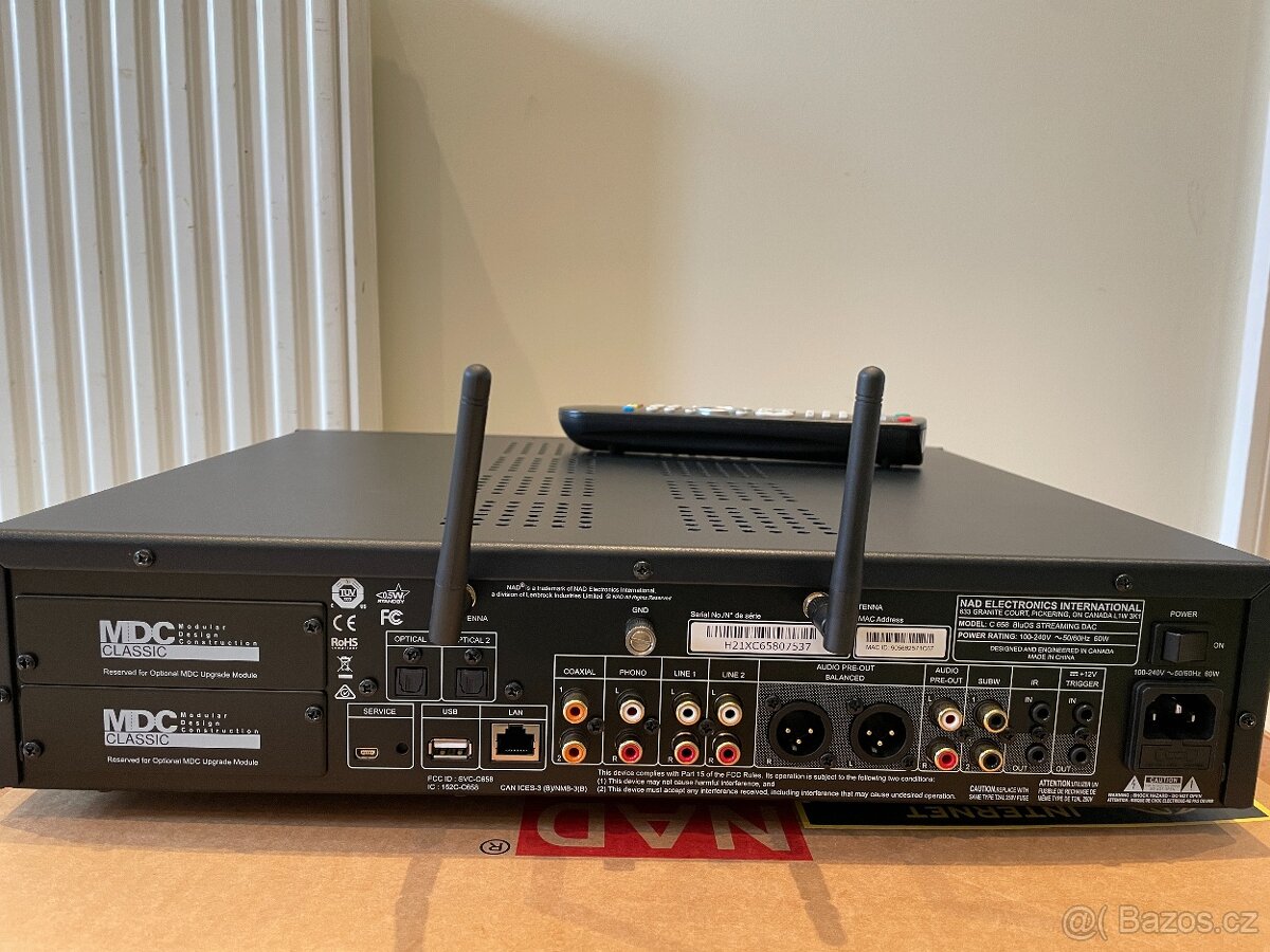 NAD C658 streamer/dac/Dirac - komplet, top stav - 2