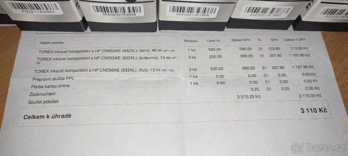 Sada náplňí pro HP OfficeJet - 2