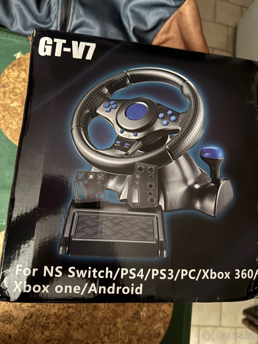 Herní volant + pedály - 2