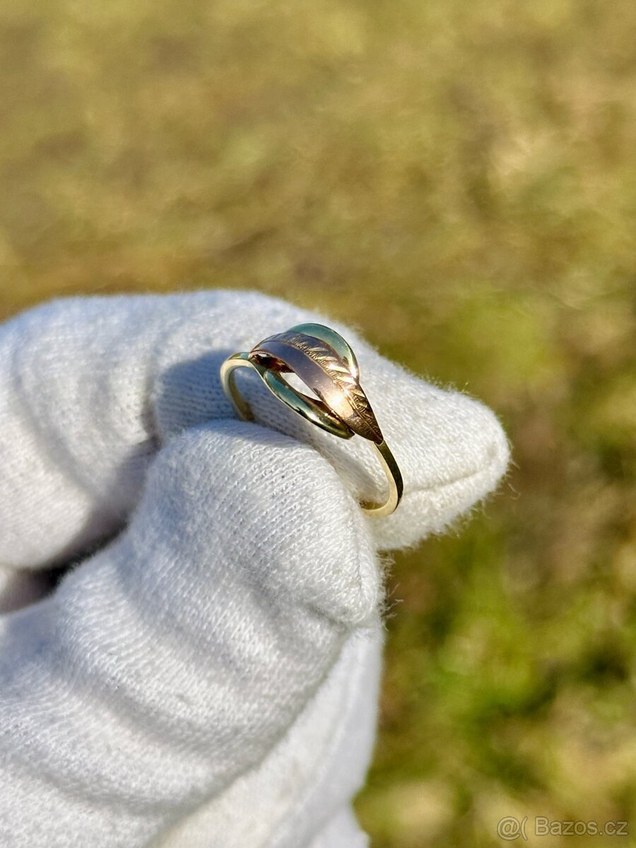 Zlatý prsten 2,04g - 2