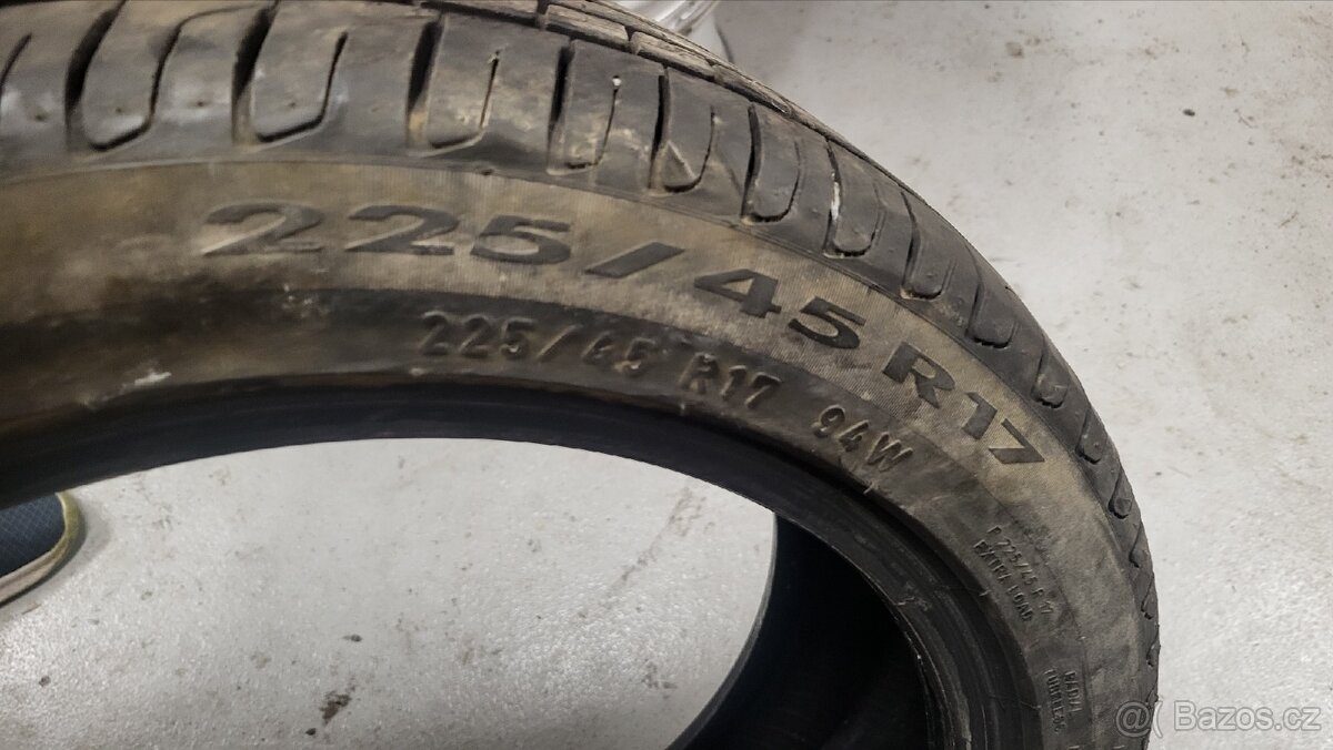 Letní pneumatiky Pirelli 225/45 R17 - 2