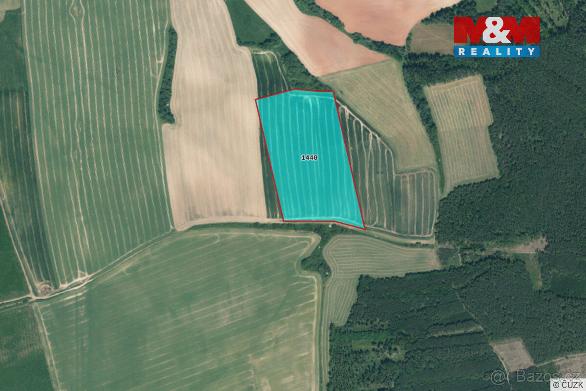 Prodej pole, 62047 m², Velečín - 2
