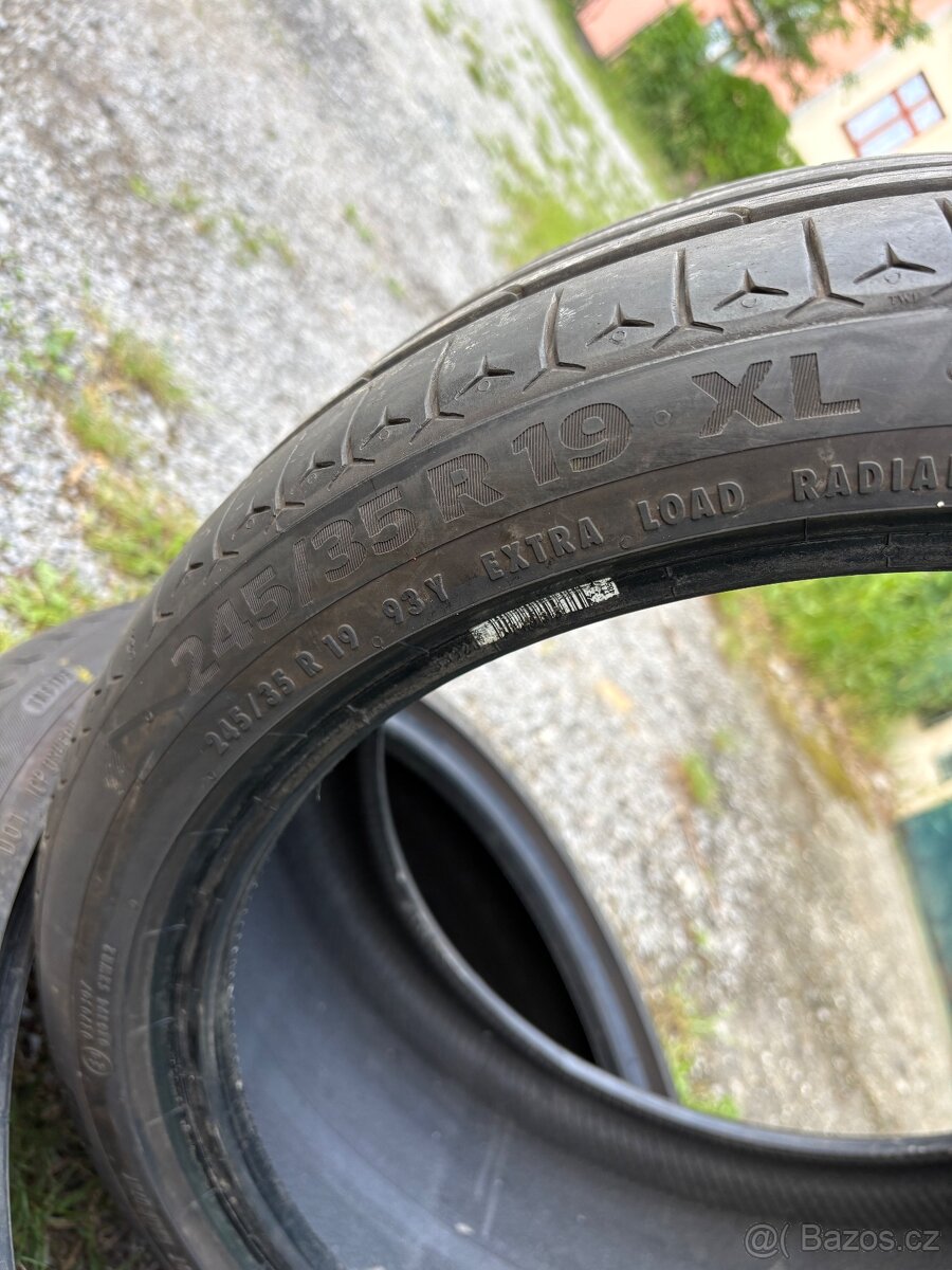 Letní pneu Continental 245/35R19 - 2