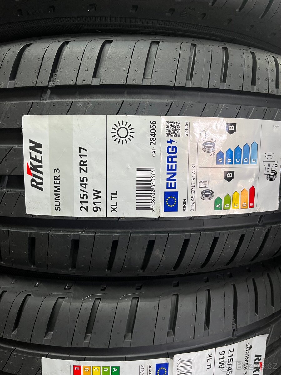 215/45/17 Riken vyrobce MICHELIN novy model 2026 - 2