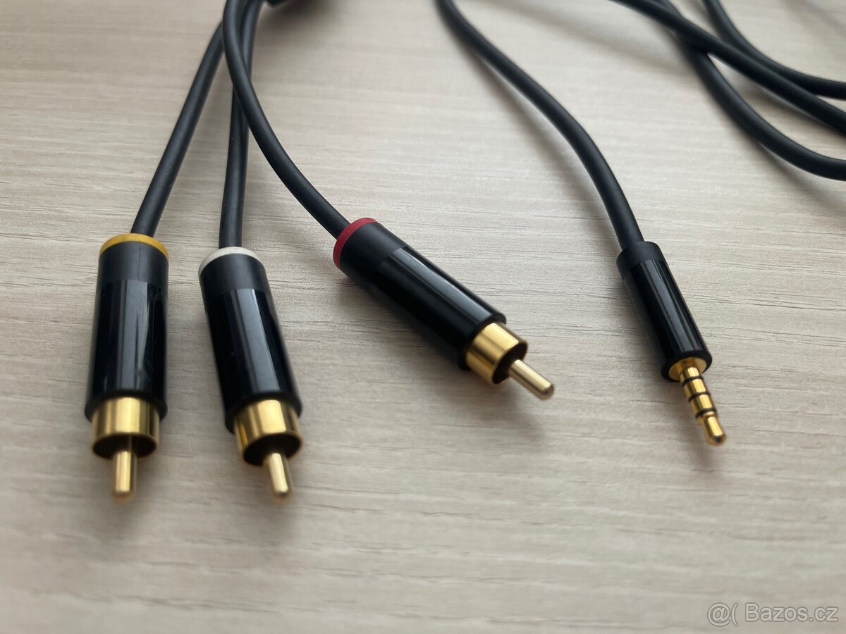 AV kabel pro Xbox 360 typ "E" (3,5 jack) ORIGINÁLNÍ - 2