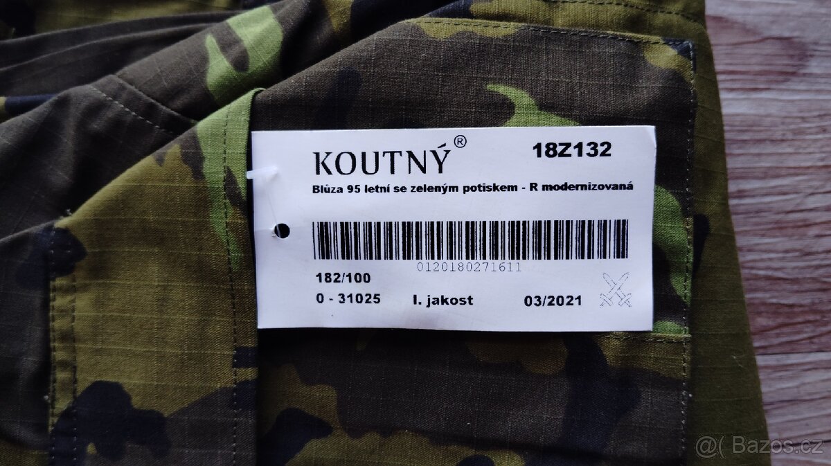 Maskáče vz. 95, kalhoty, bluzy - 2