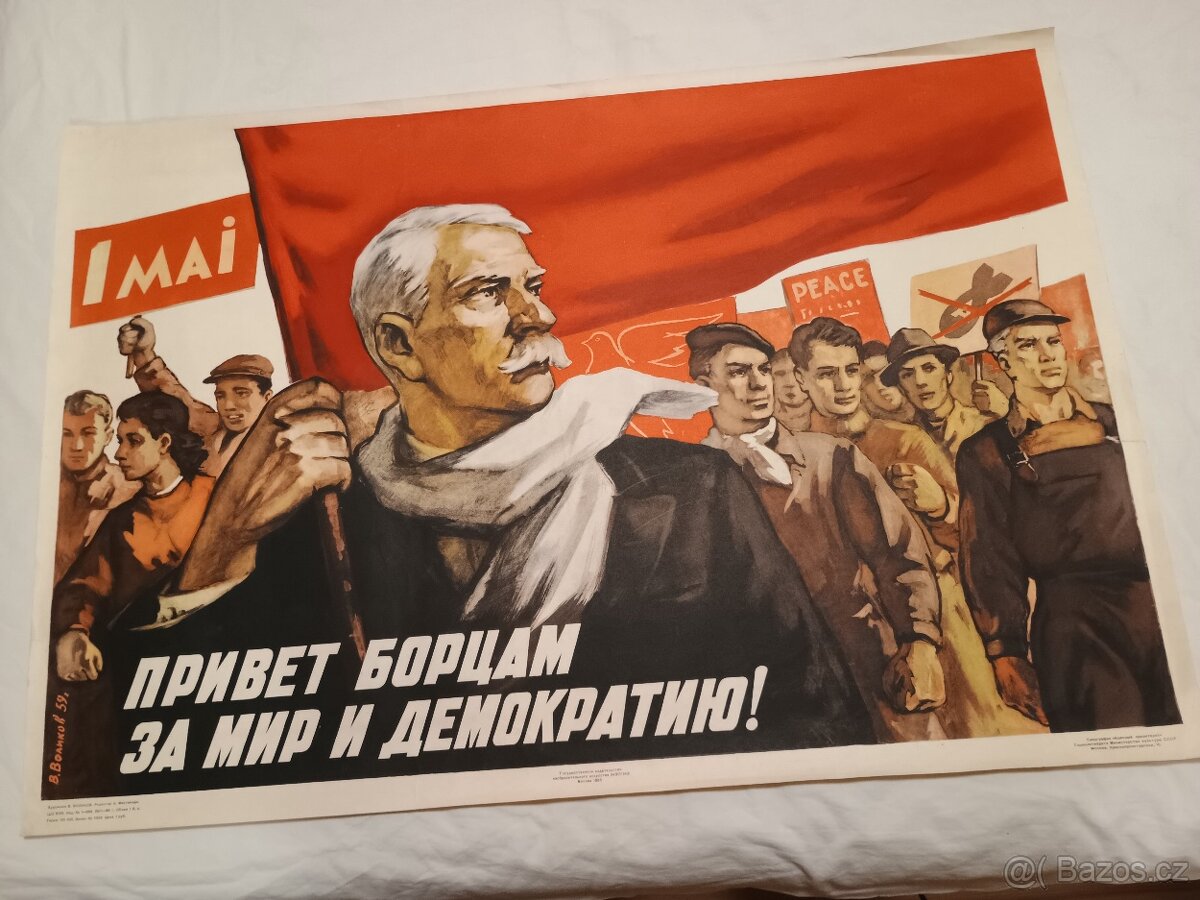 ruský propagandistický plakát - 2