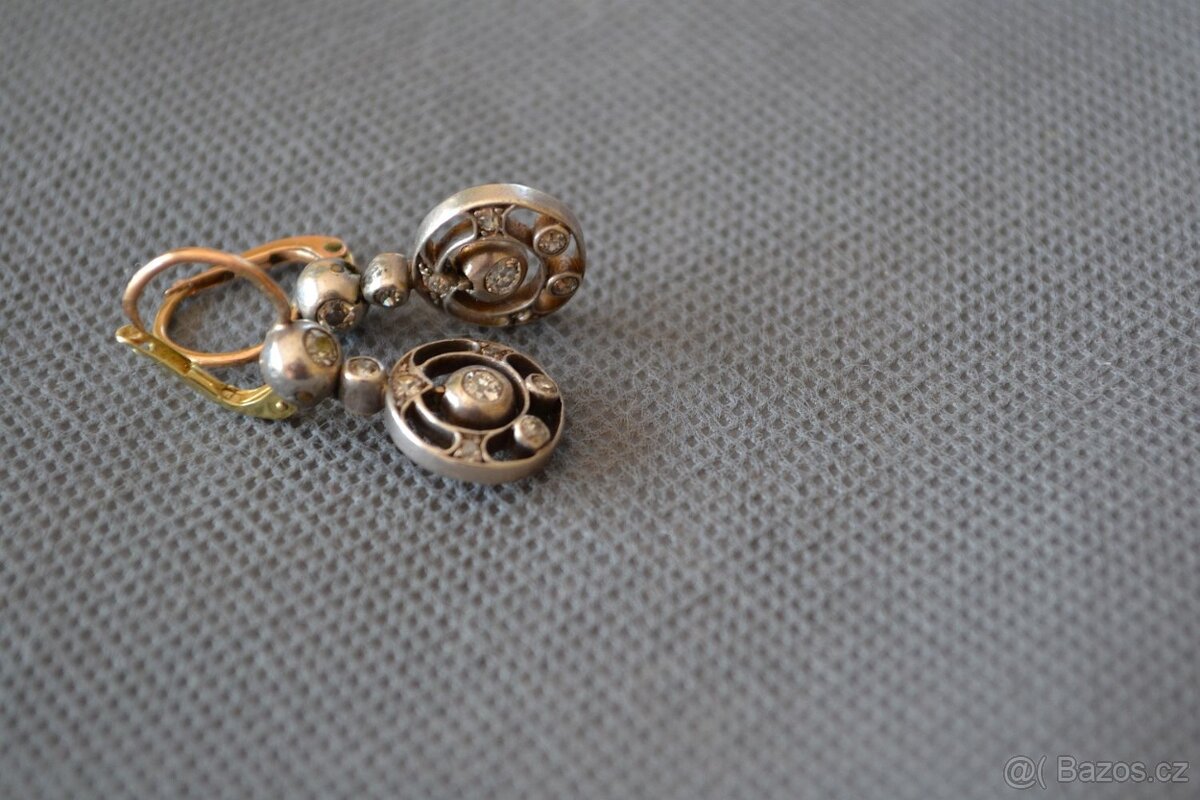 Náušnice s diamanty - 2