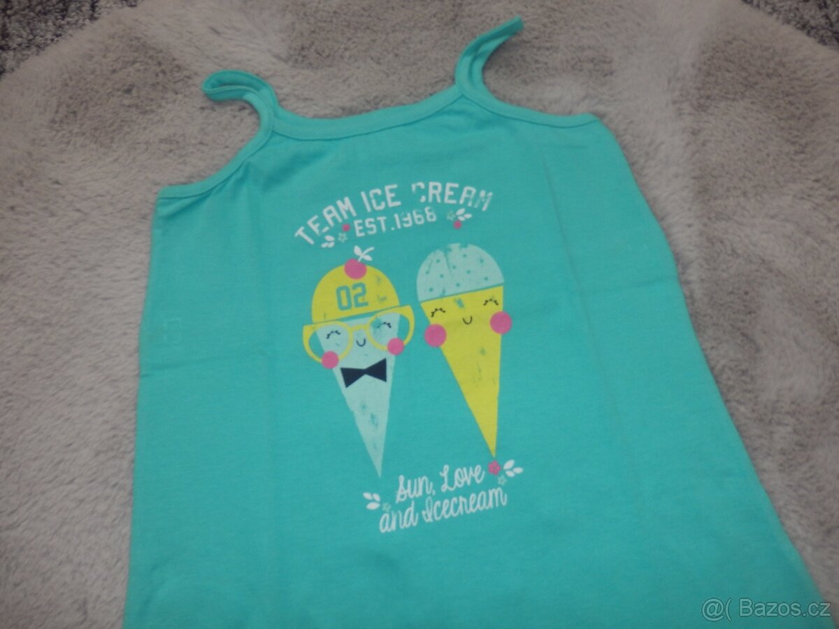 Šaty vel. 116/122 Blue Seven N.OVÉ - 2