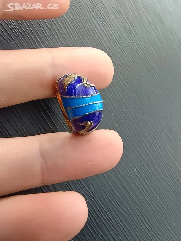 STRÍBRNY PRSTEN ART DECO - 2