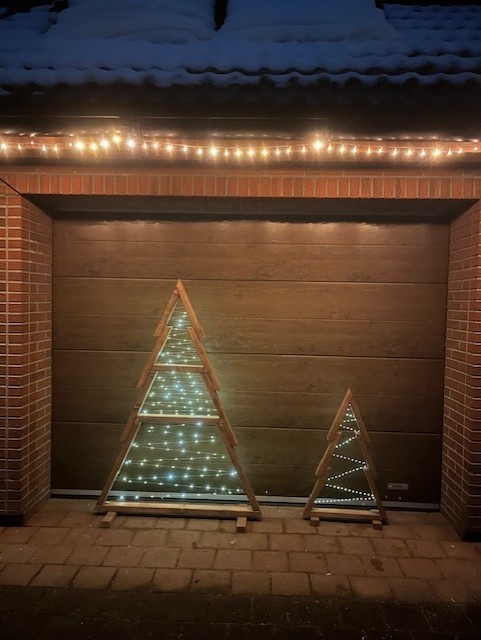 Dřevěný vánoční stromeček - 2