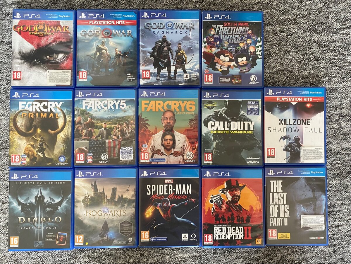 Hry na ps4 - 2