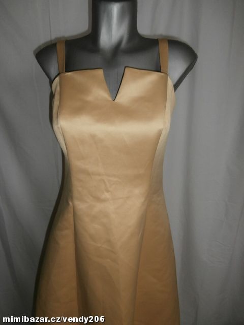 prodám společenské šaty vel.40, super stav, odepínací ramínk - 2